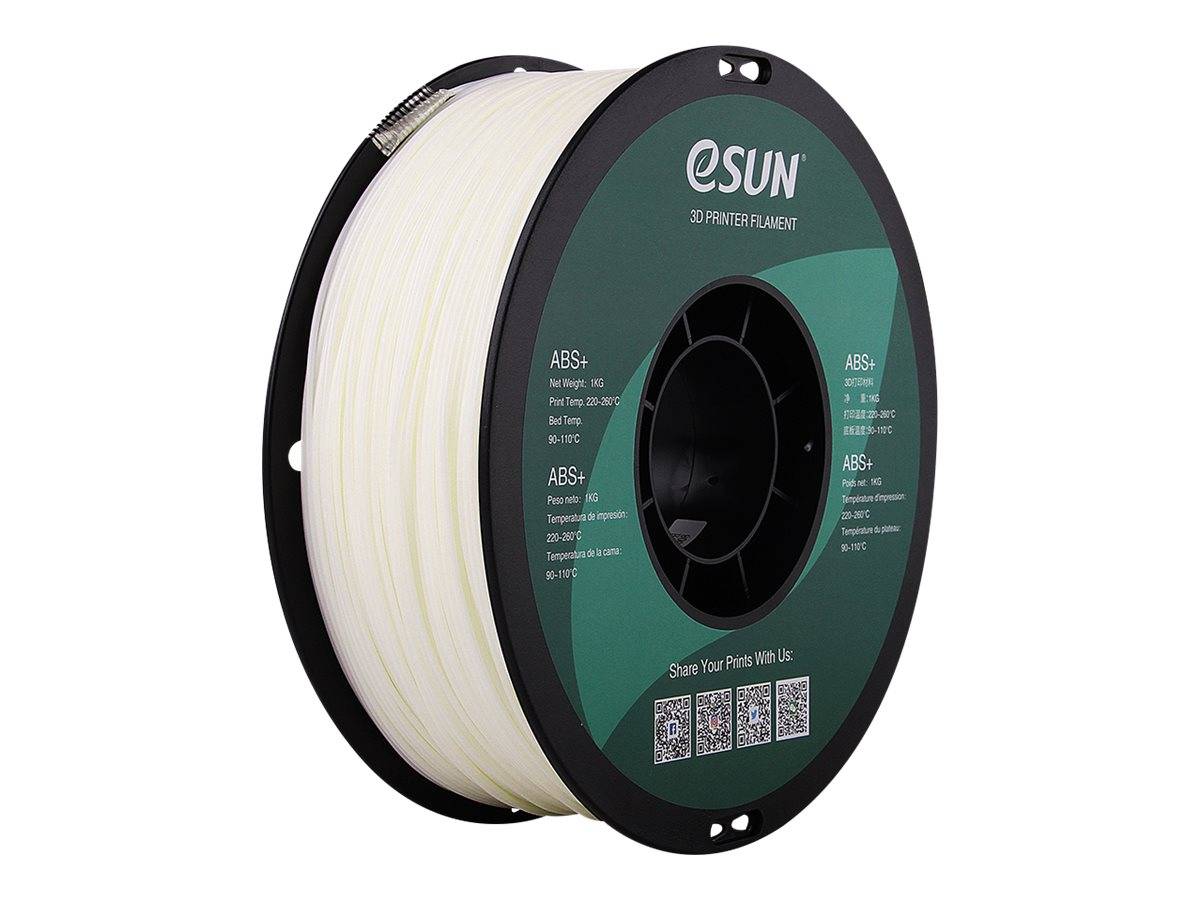 Esun Natural - 1 kg - vakuumverpackter Beutel - ABS+ Filament (3D)-0
