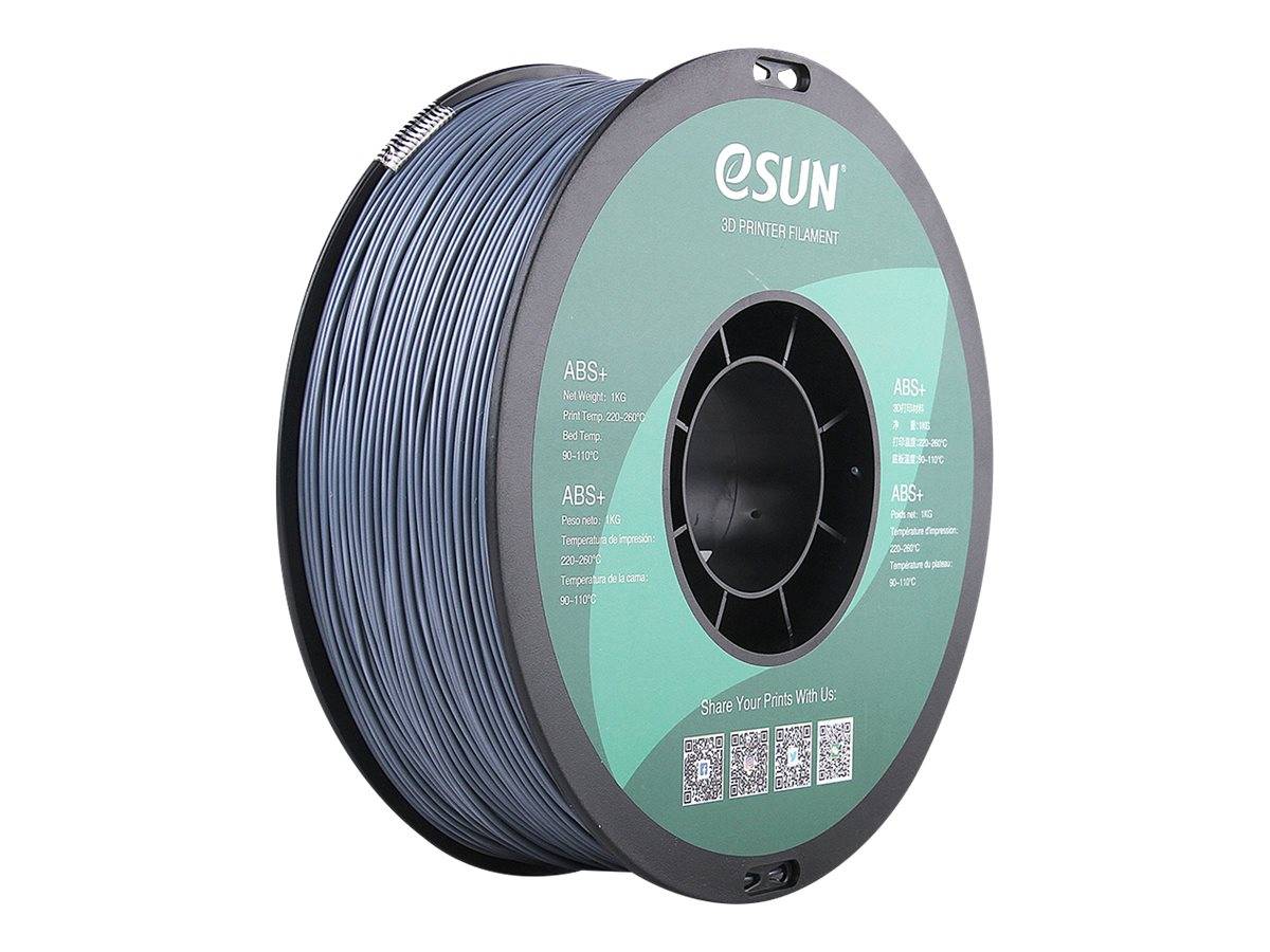Esun Grau - 1 kg - vakuumversiegelter Beutel - ABS+ filament (3D) - Grau-0