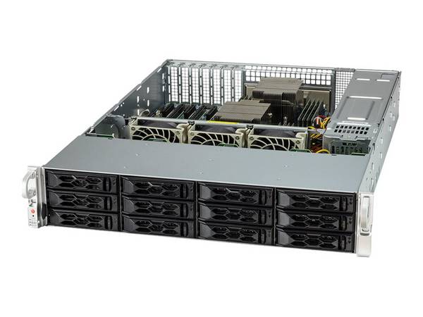 Supermicro A+ Server 2024S-TR - Server - Rack-Montage - 2U - zweiweg - keine CPU - RAM 0 GB - Hot-Swap 8.9 cm (3.5")