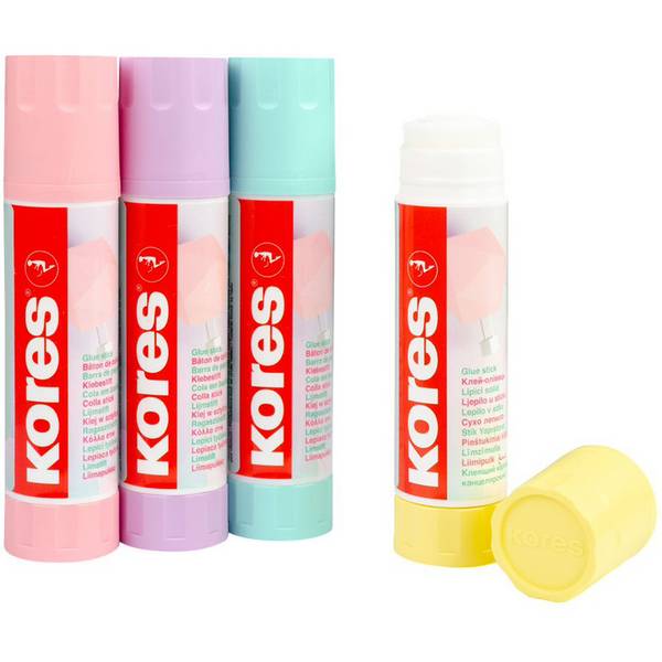 Kores Klebestift "Pastel", 20 g, lösungsmittelfrei (5616209)