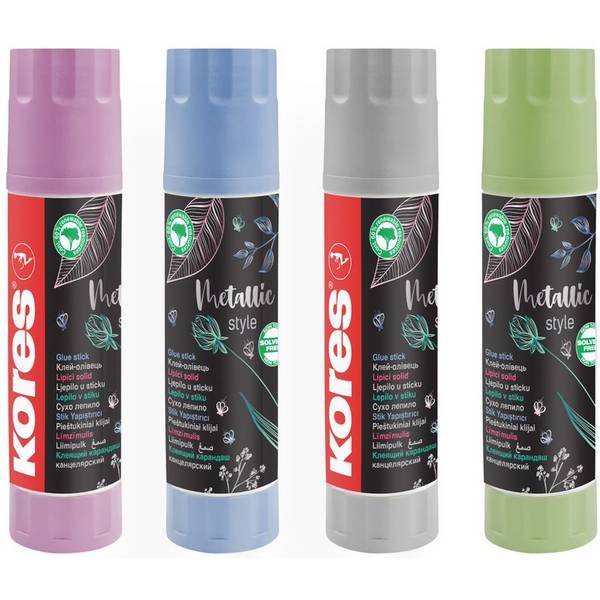 Kores Klebestift "Metallic Style", 20 g, lösungsmittelfrei (5612212)