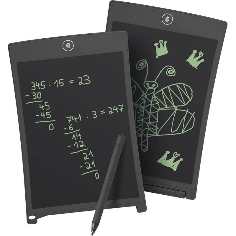 WEDO LCD Schreibtafel mit Stift sw, 21,5 cm LCD incl. Batterien-0