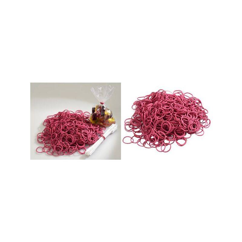 dm-folien Gummiringe im Beutel, rot, 80 mm, Großpackung-0