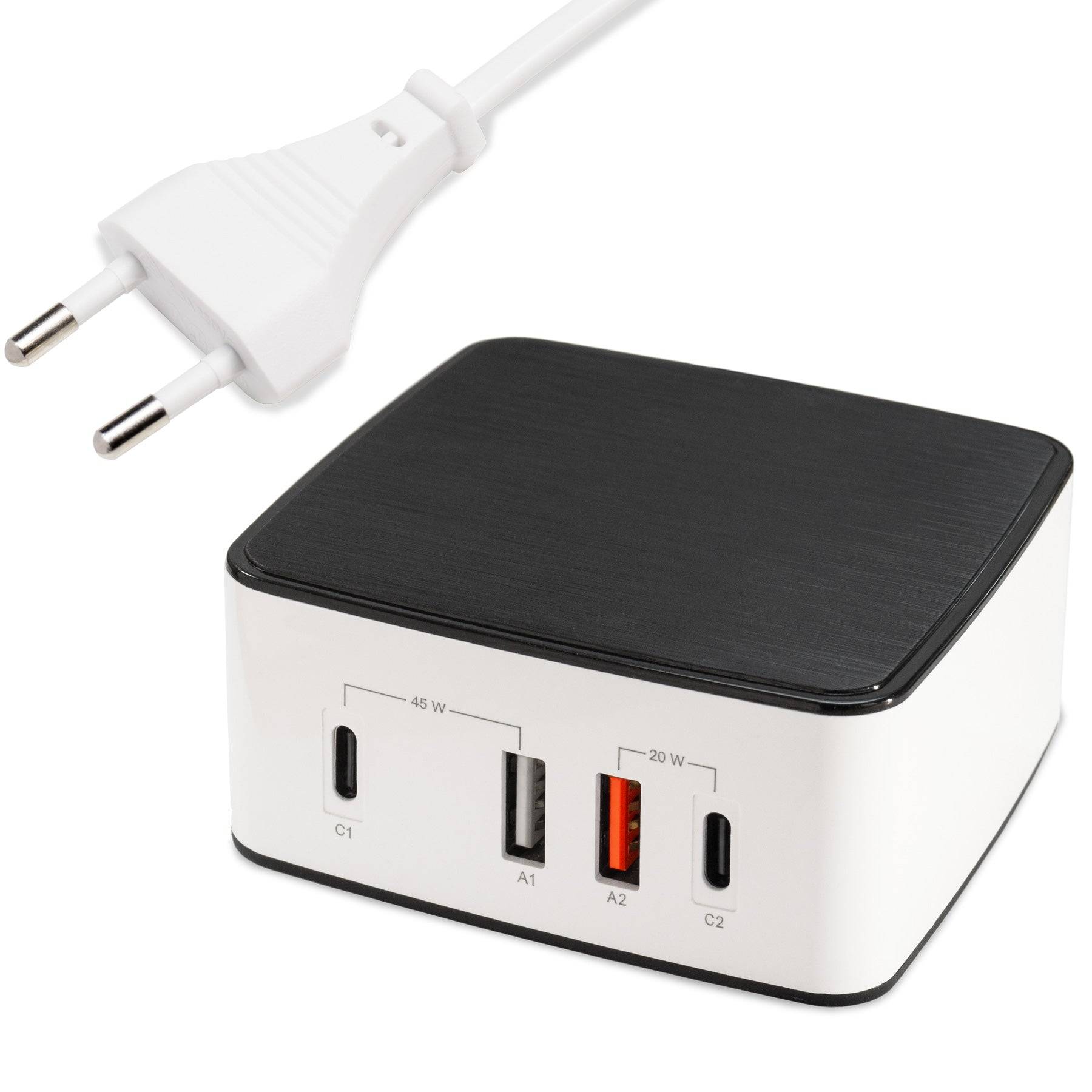 FeinTech NLG00165 4 Port Ladestation 65 W USB-C USB-A Power Delivery-0