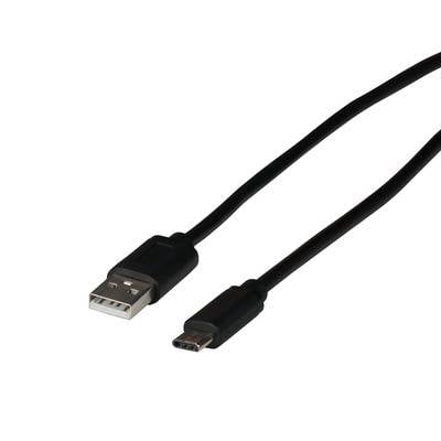 USB 2.0 Kabel, Typ-C Stecker - Typ-A, Stecker, 3m Multimedia USB Kabel-0