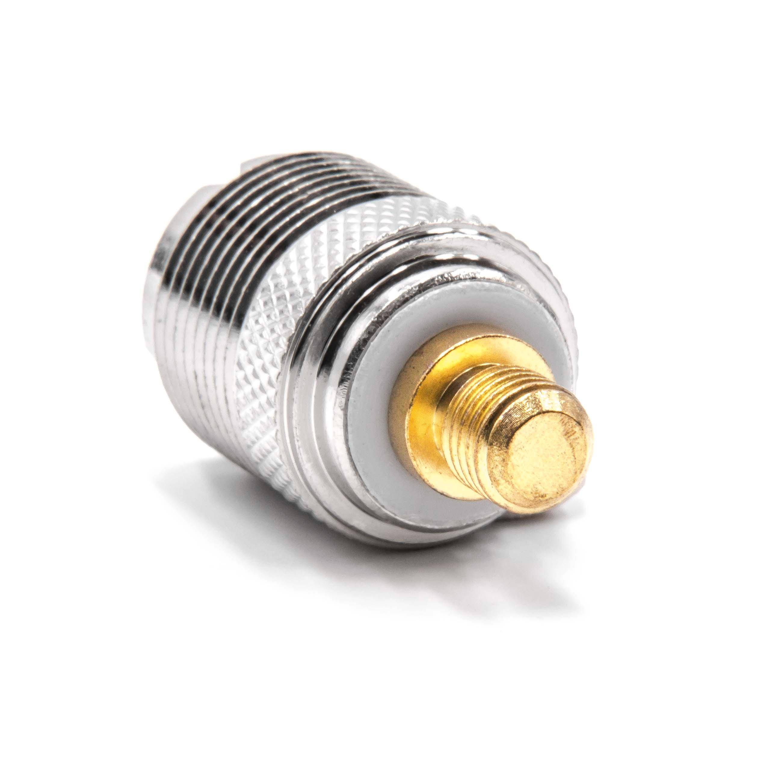 vhbw PL259 Antennenadapter kompatibel mit Motorola PTX760 | PTX700, PTX600 Walkie-Talkie, Handheld - Koaxial Antenne-1