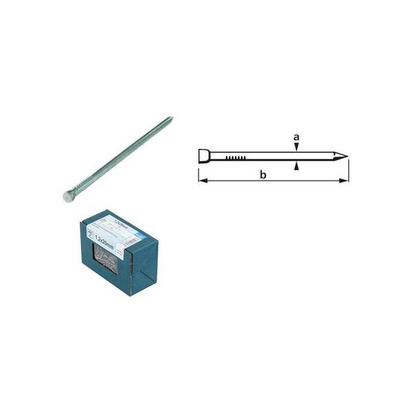 suki. Drahtstift, Stauchkopf, 1,6 x 30 mm, blank, 400 g