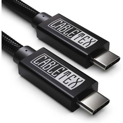 USB-C 3m Monitorkabel mit USB 3.1 Gen 2, 100W Power Delivery für Thunderbolt 3 Bildschirme/Displays, Ladekabel, 10GBit/s