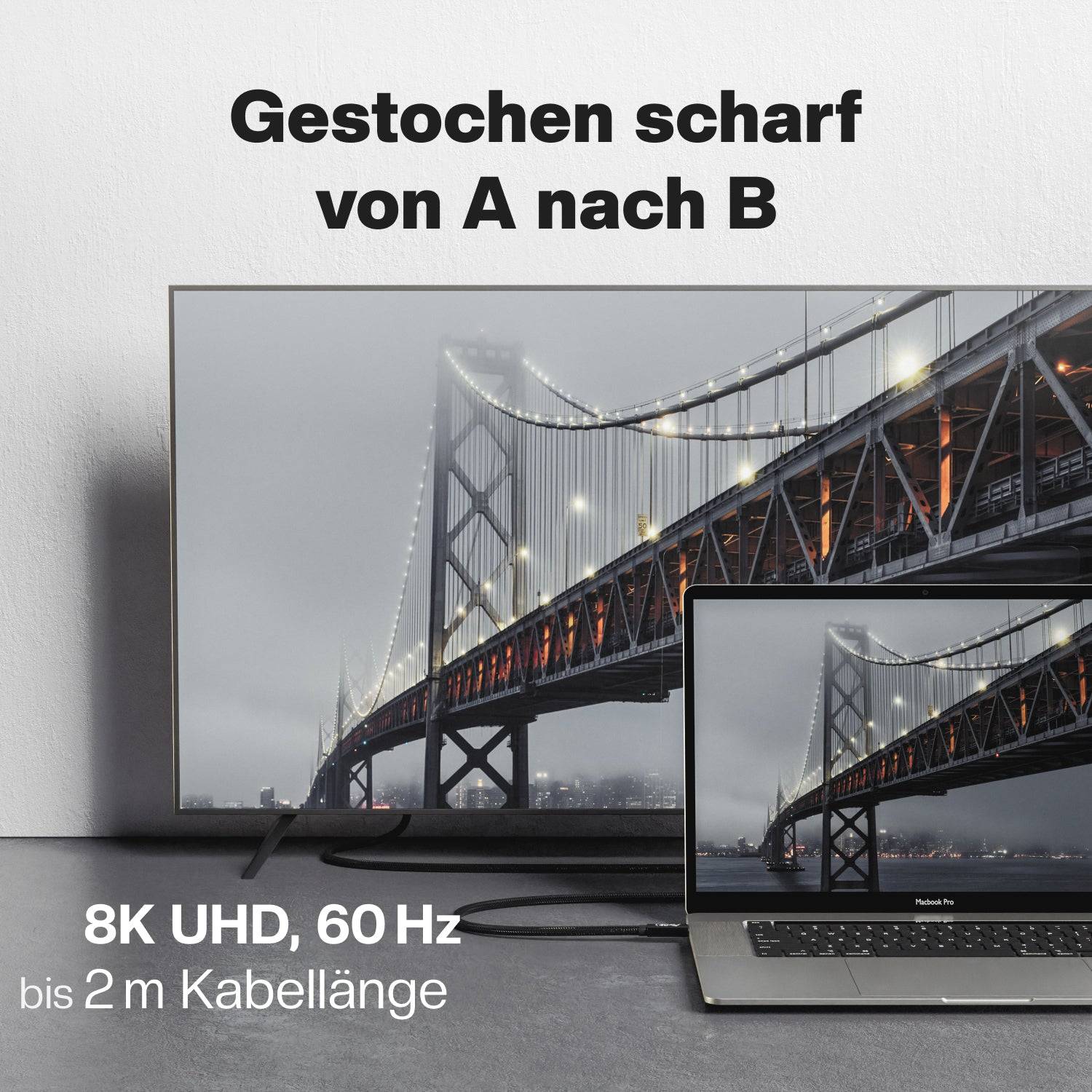 CABLETEX USB4 Gen3x2 USB C Kabel für Thunderbolt 3, Monitorkabel mit 100W Power Delivery und 40 Gbit/s Datenübertragung-5