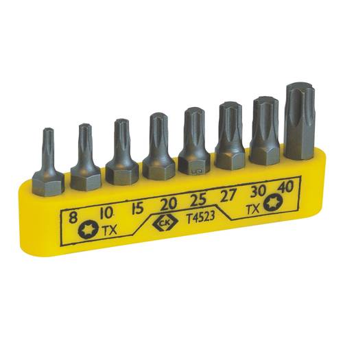 C.K T4523 Bit-Set 8teilig Innen-Sechsrund (TX)