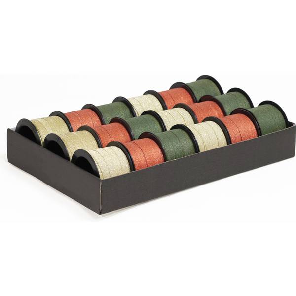 Clairefontaine Geschenkband auf Spule "Fantasy", glitter (87002075)