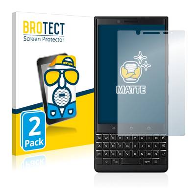 2x BROTECT Matte Displayschutzfolie für BlackBerry Key2 (Dual Sim) - Entspiegelt,