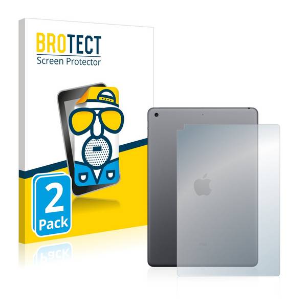 2x BROTECT Matte Displayschutzfolie für Apple iPad 10.2 WiFi 2021 (Rückseite, 9 Generation)
