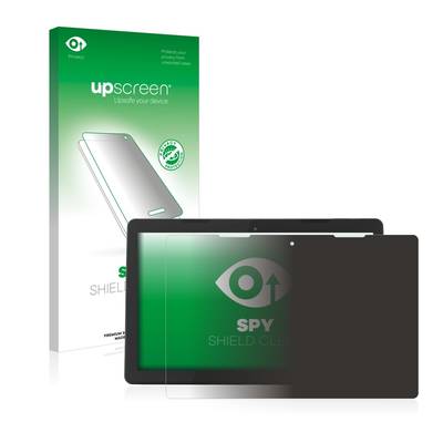 upscreen Spy Shield Clear Premium Blickschutzfolie für Hannspree Pad 13.3
