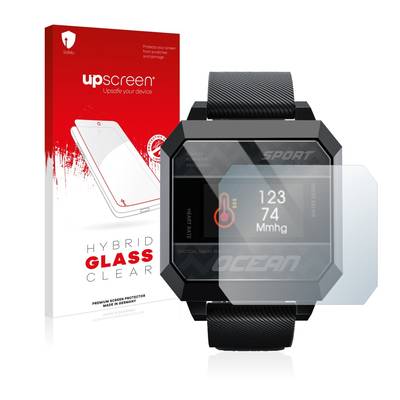 upscreen Hybrid Glass Clear Premium Panzerglasfolie für Lokmat Ocean