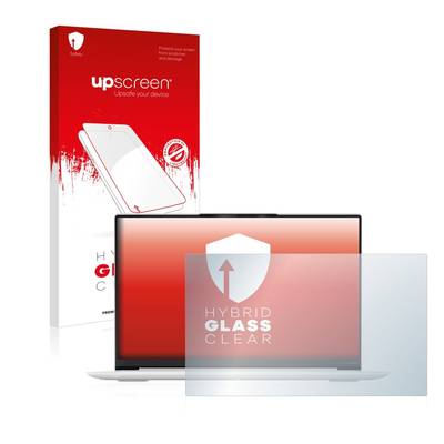 upscreen Hybrid Glass Clear Premium Panzerglasfolie für Lenovo Yoga Slim 7 Carbon