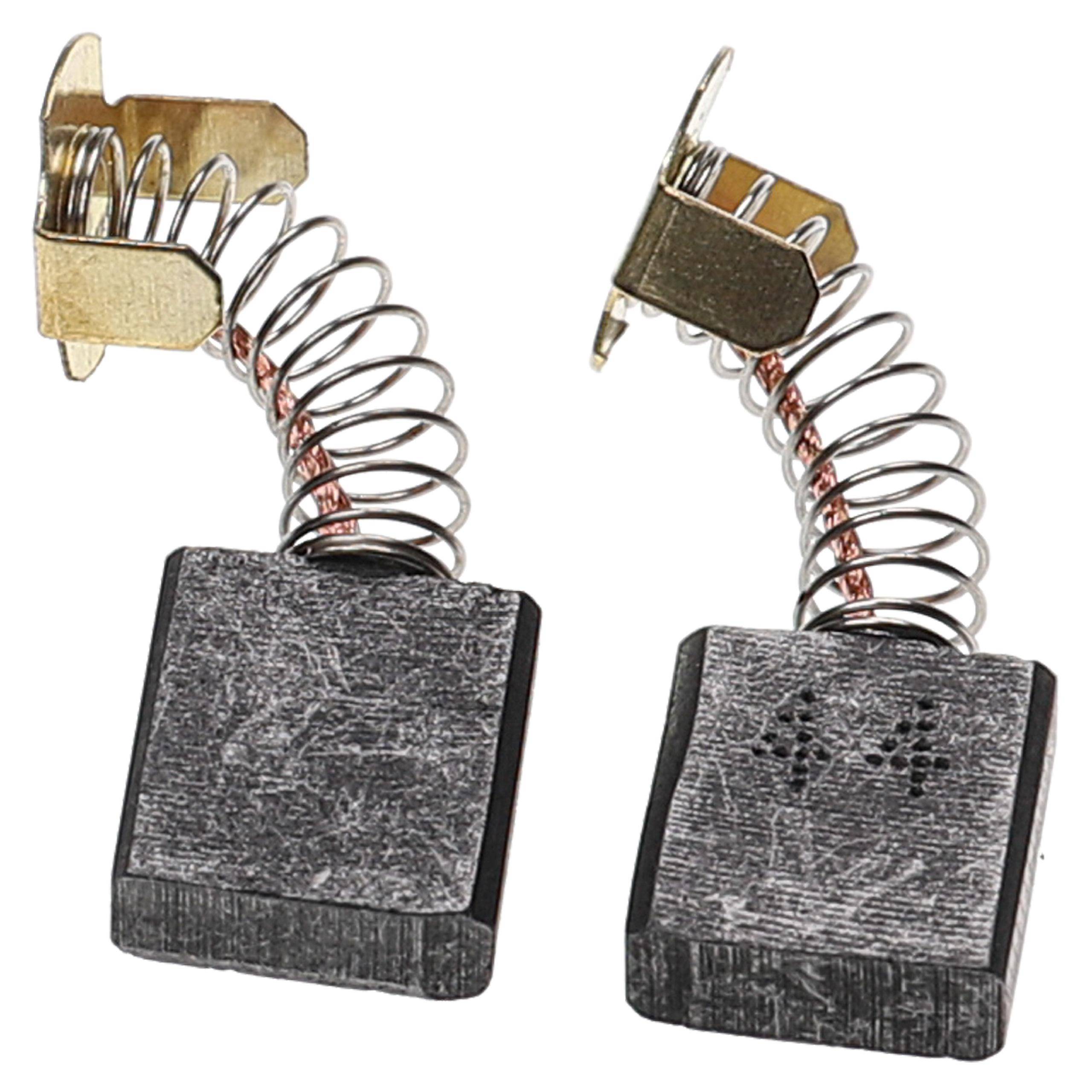 vhbw 2x Kohlebürste 7 x 17 x 17 mm kompatibel mit Hitachi FA-700 | G18SE2, F1000M, G18SH, G18SG, G23SE, G18SR, G23SC2-2