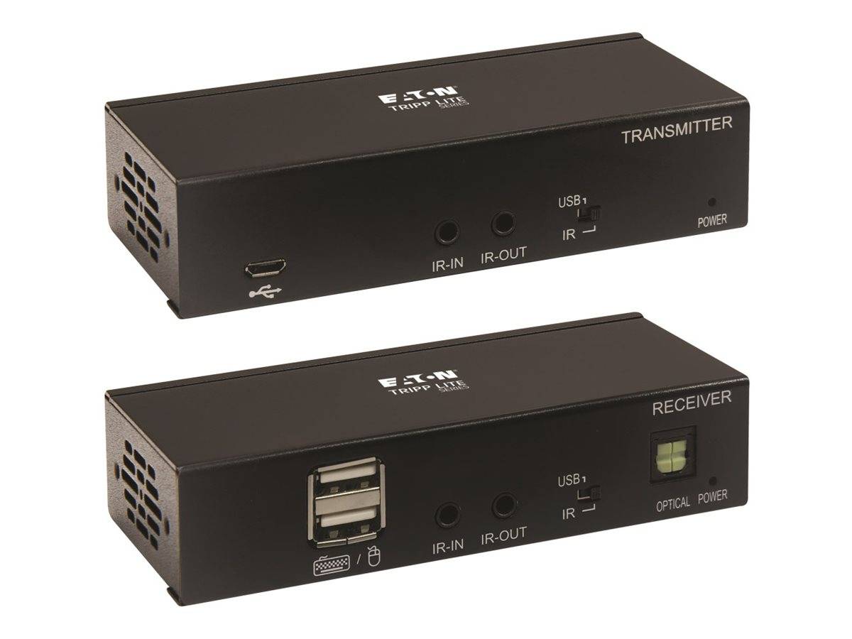 Eaton Tripp Lite Series DisplayPort to HDMI over Cat6 Extender Kit with KVM Support, 4K 60Hz, 4:4:4, USB, PoC, HDCP 2.2,-0