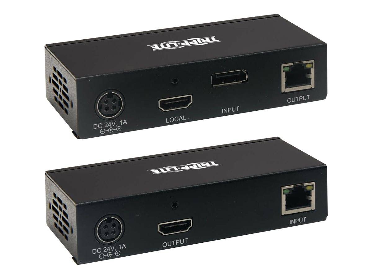 Eaton Tripp Lite Series DisplayPort to HDMI over Cat6 Extender Kit with KVM Support, 4K 60Hz, 4:4:4, USB, PoC, HDCP 2.2,-2