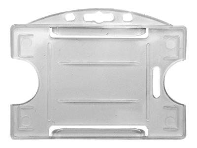 Evolis IDP 64 - Namensschildhalterung - für 86 x 54 mm - halbdurchsichtig (Packung mit 100)-0
