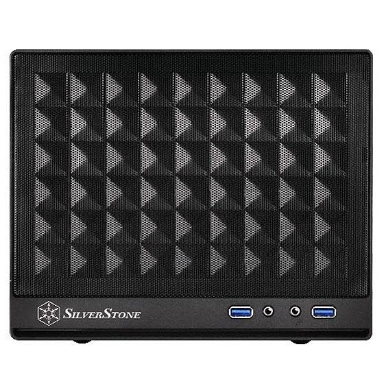 SilverStone SUGO SG13 - Tower - Mini-DTX - keine Spannungsversorgung (AT / PS/2) - Schwarz - USB/Audio-2