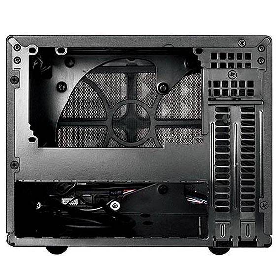 SilverStone SUGO SG13 - Tower - Mini-DTX - keine Spannungsversorgung (AT / PS/2) - Schwarz - USB/Audio-3