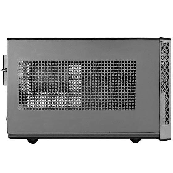 SilverStone SUGO SG13 - Tower - Mini-DTX - keine Spannungsversorgung (AT / PS/2) - Schwarz - USB/Audio-4