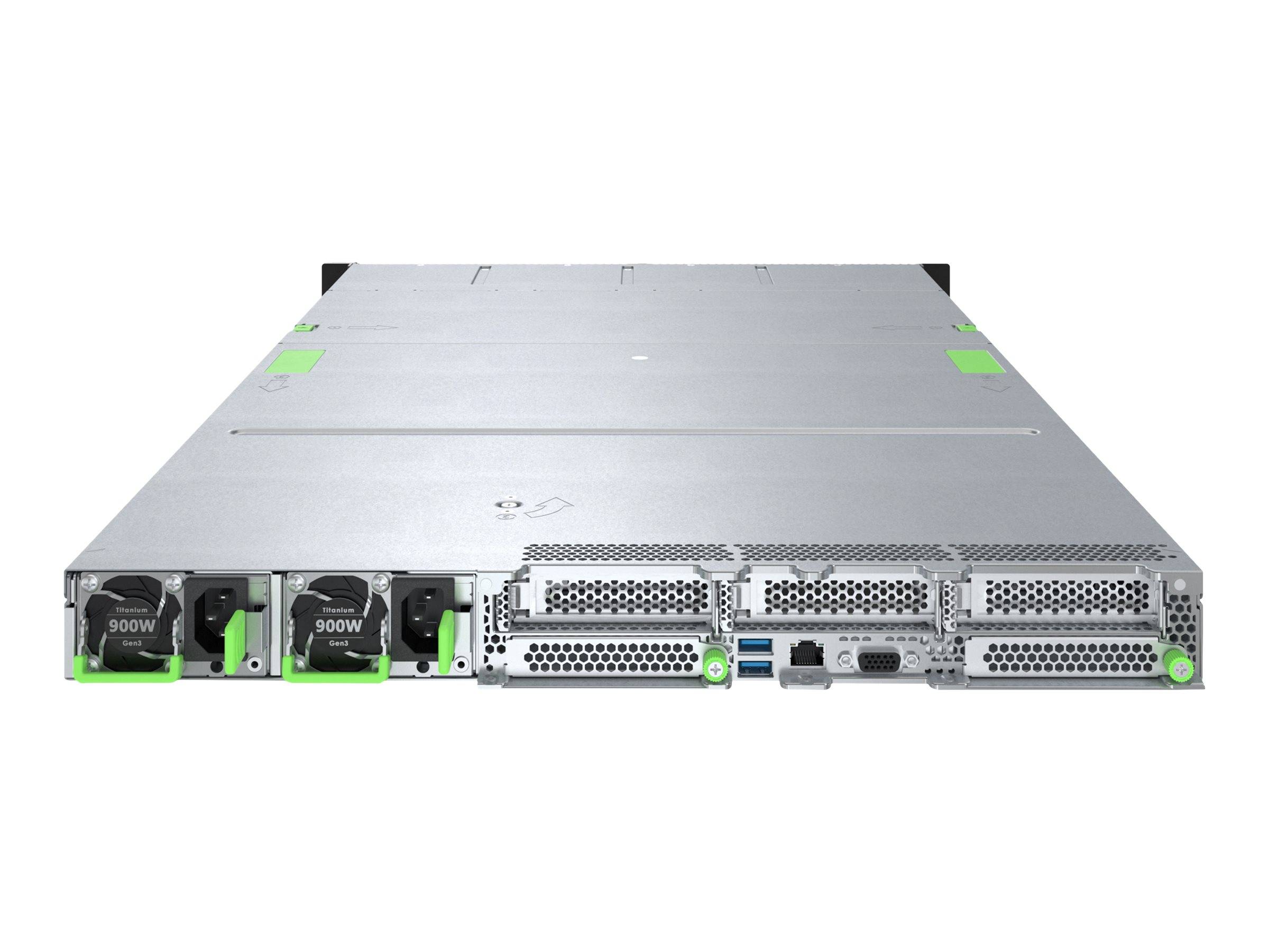 Fujitsu PRIMERGY RX2530 M6 - Server - Rack-Montage - 1U - zweiweg - 1 x Xeon Silver 4309Y / 2.8 GHz - RAM 16 GB - SATA --0