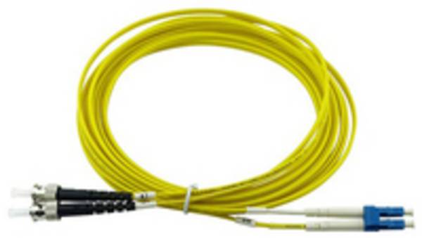 BLUEOPTICS - Duplex LWL Patchkabel LC-UPC/ST-PC Singlemode 1 Meter
