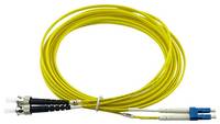 BLUEOPTICS - Duplex LWL Patchkabel LC-UPC/ST-PC Singlemode 1 Meter-0