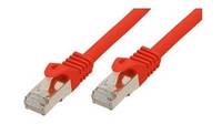 RJ45 Patchkabel m. CAT 7 Rohkabel PIMF rot 3m-2