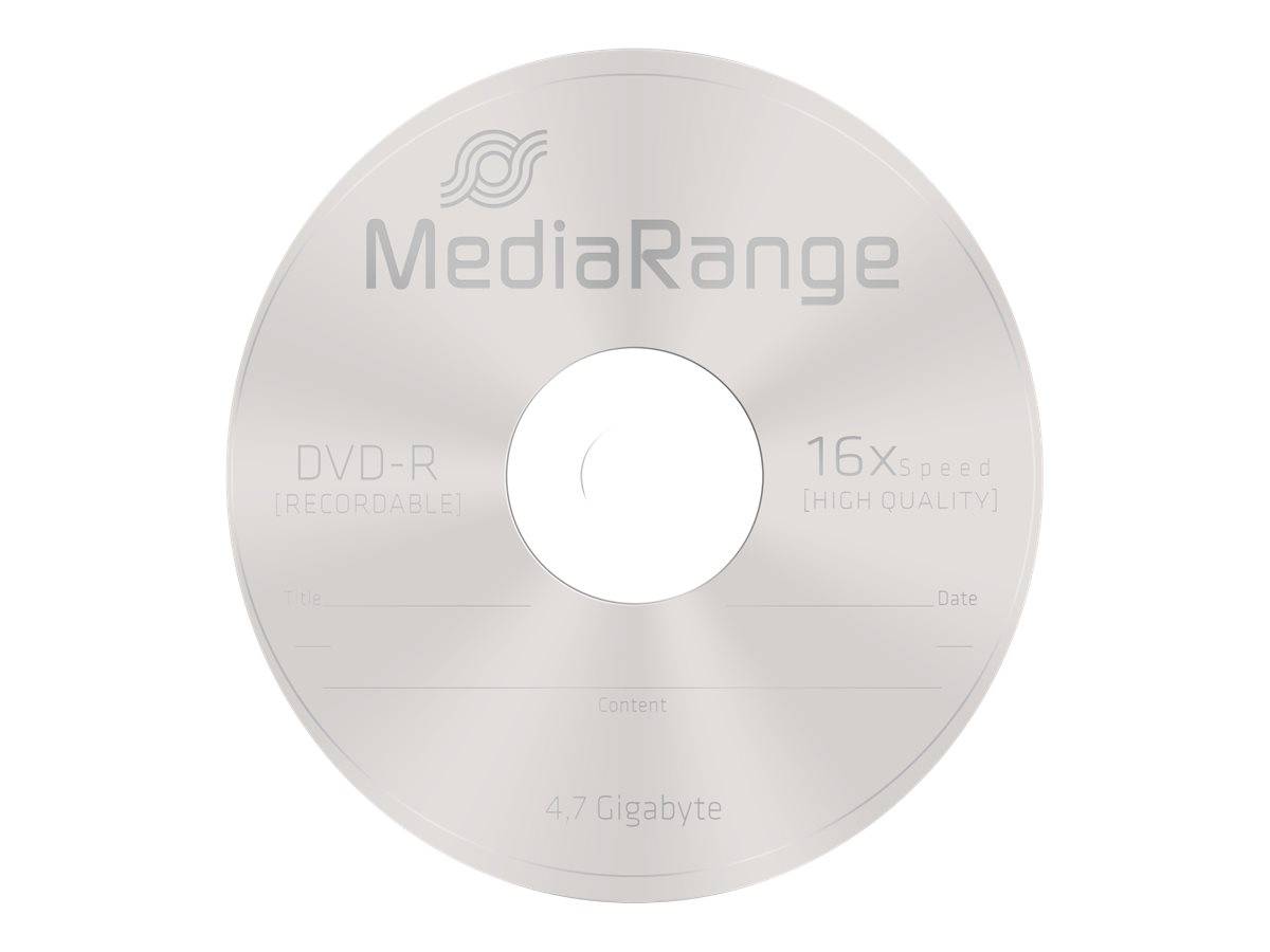 MEDIARANGE 5 x DVD-R - 4.7 GB (120 Min.) 16x - Slim Jewel Case-1