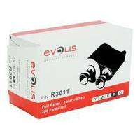 Evolis 1 Gelb Cyan Magenta Farbband für NewPebble-4