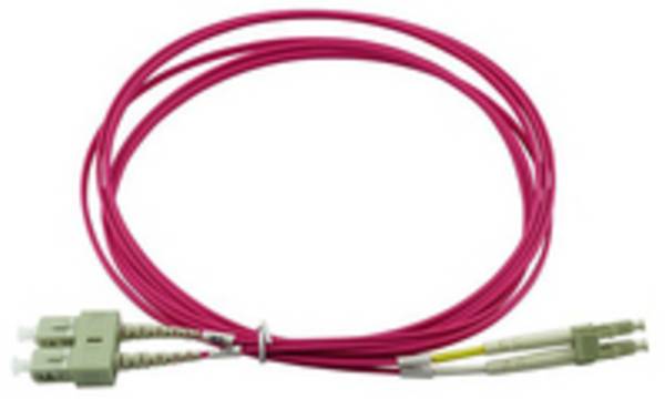 BLUEOPTICS - Duplex LWL Patchkabel LC-SC Multimode OM4 5 Meter