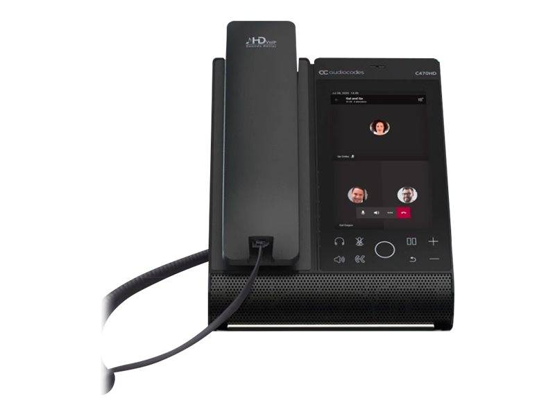 AudioCodes C470HD - VoIP-Telefon - mit Bluetooth-Schnittstelle mit Rufnummernanzeige-0