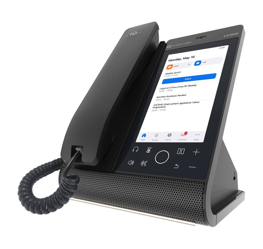AudioCodes C470HD - VoIP-Telefon - mit Bluetooth-Schnittstelle mit Rufnummernanzeige-4