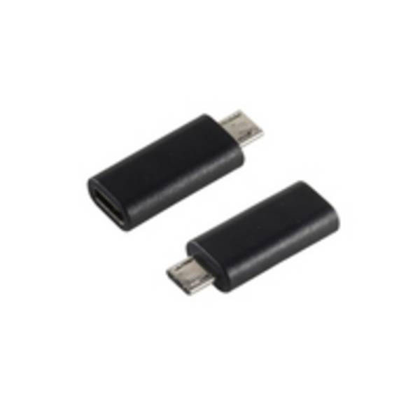 Adapter USB 2.0 MicroB Stecker auf USB 3.1C Buchse