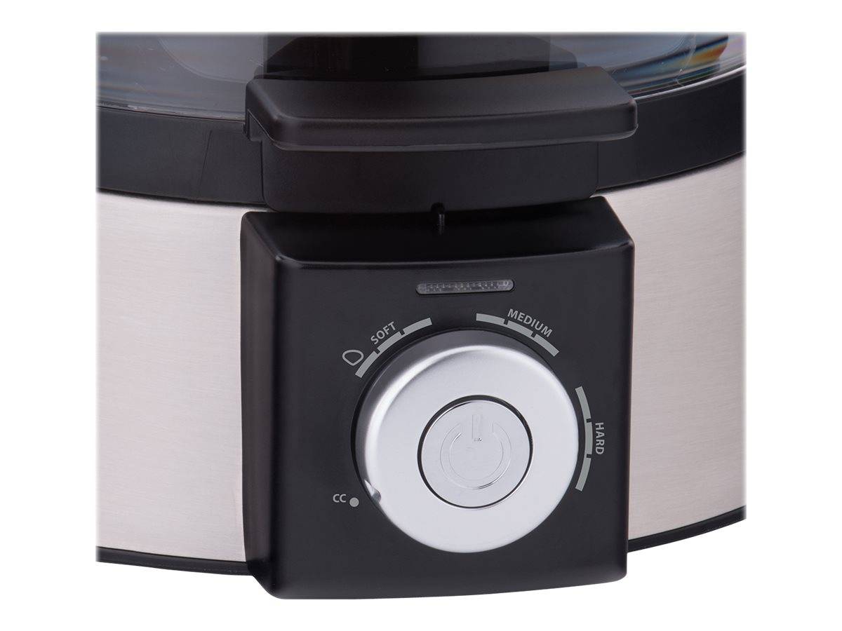 Cloer 6070 - Eierkocher - 435 W - Edelstahl/Schwarz-5