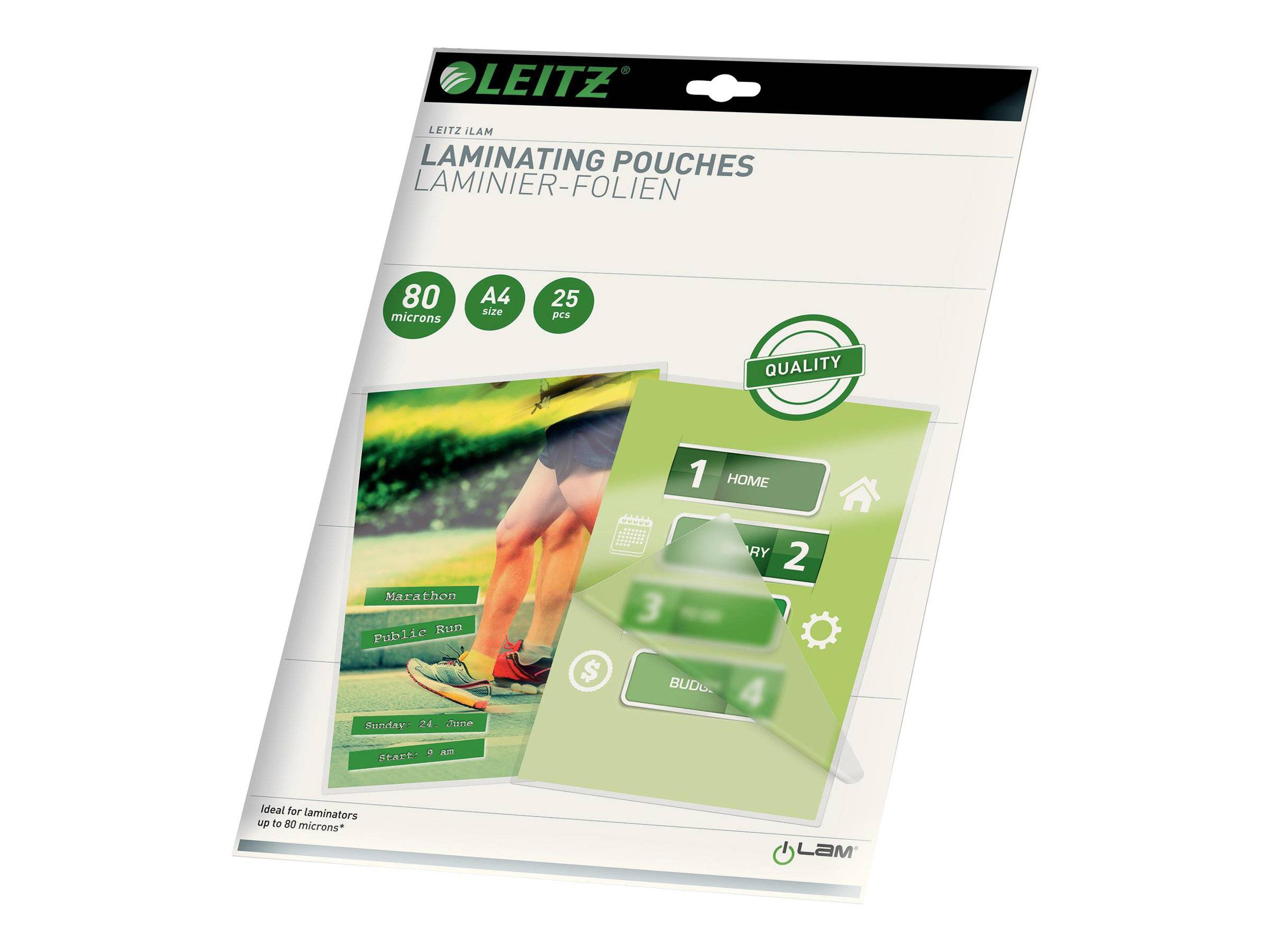 ESSELTE LEITZ - Leitz - 25er-Pack - farblos - 216 x 303 mm matte-0