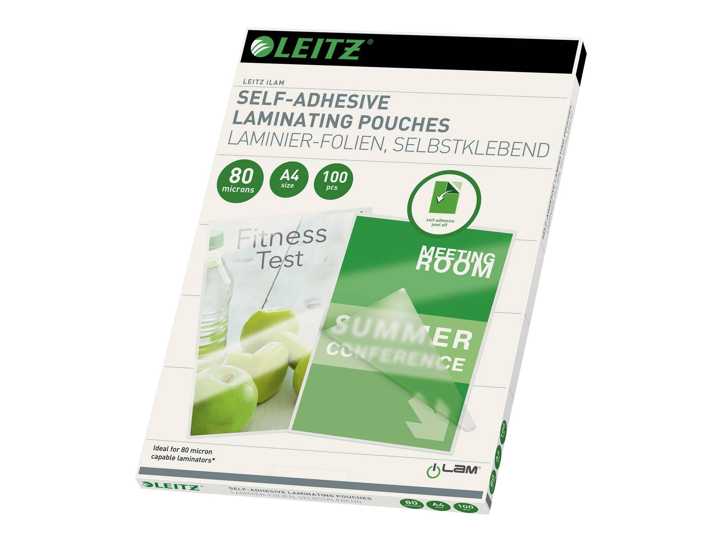 ESSELTE LEITZ - Leitz - A4 (210 x 297 mm) Laminiertaschen mit-0