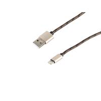 USB-Ladekabel A Stecker auf 8-pin Stecker 0,3m-0