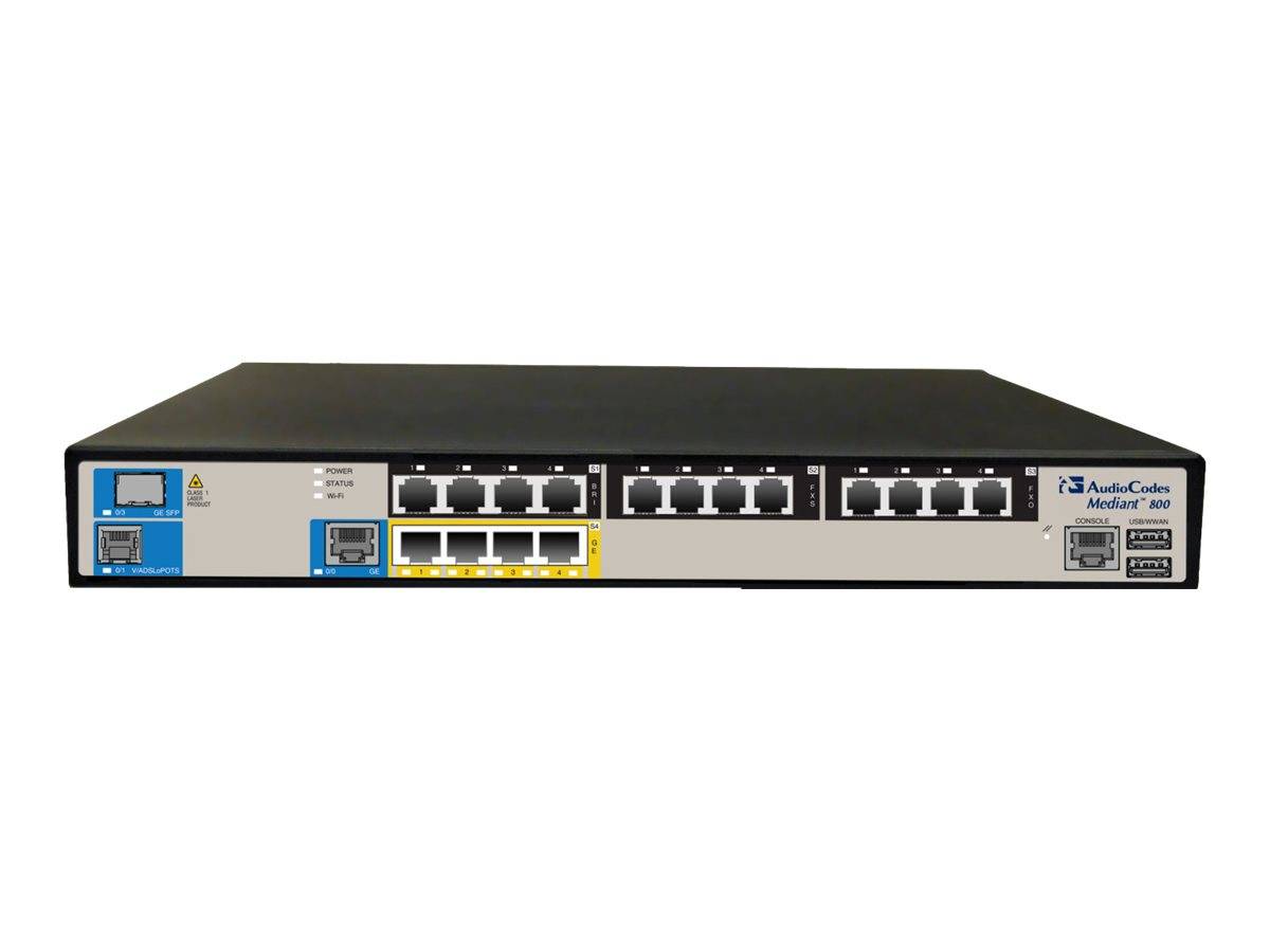 AudioCodes Mediant 800B - VoIP-Gateway - 1GbE-0