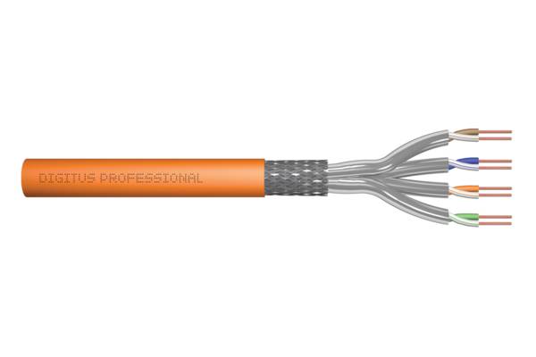 DIGITUS - Cat.7 S/FTP Verlegekabel, 50 m, Simplex, Dca-s1a,d0,a1