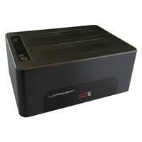 LC-Power LC-DOCK-U3-V - HDD-Dockingstation mit Netzanzeige, Ein/Aus-Schalter Sch-3