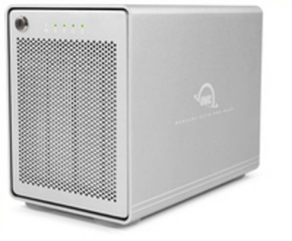OWC Mercury Elite Pro Quad - HDD enclosure - 2.5/3.5 inch - Serial ATA III - USB connectivity - Silv
