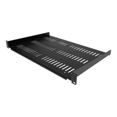 StarTech.com 1HE 19 Zoll Fachboden für netzwerk schrank - Freitragende perforierte Rack ablage für Serverschrank/Rack --0