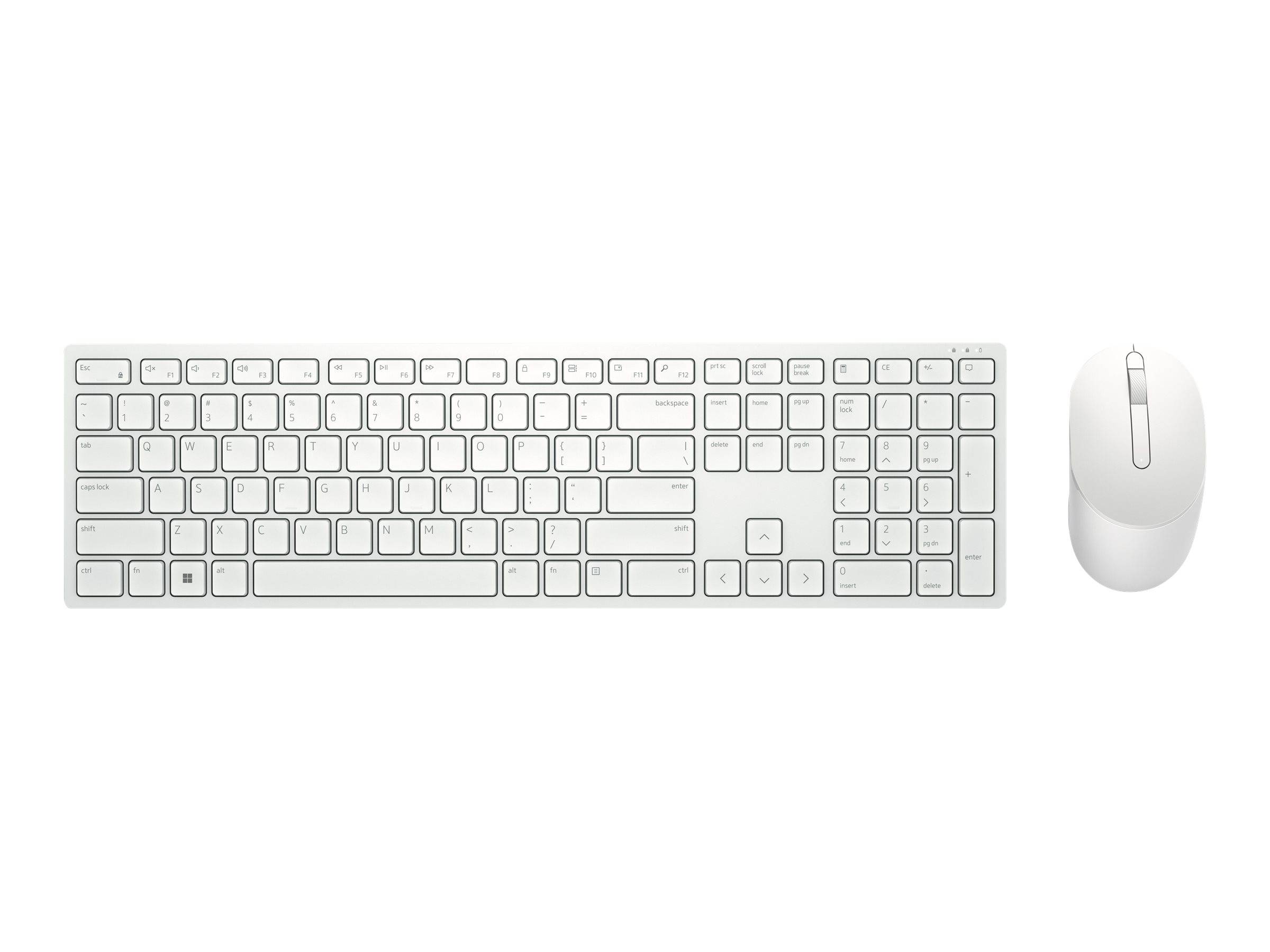 Dell Pro KM5221W Tastatur-und-Maus-Set weiß-0
