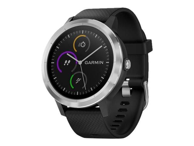 Garmin vívoactive 3 - Edelstahl - intelligente Uhr mit Band-0