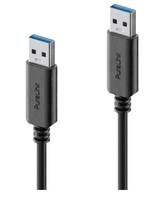 Premium USB v3.2 USB-A Kabel - 0.50m, schwarz-2