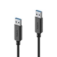 Premium USB v3.2 USB-A Kabel - 0.50m, schwarz-2